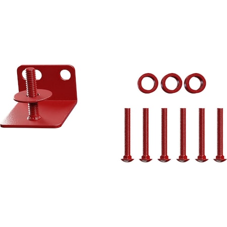 Ekena Millwork Barnfold 2-Door Adapter Kit, Regal Red GB6007M4K2RR